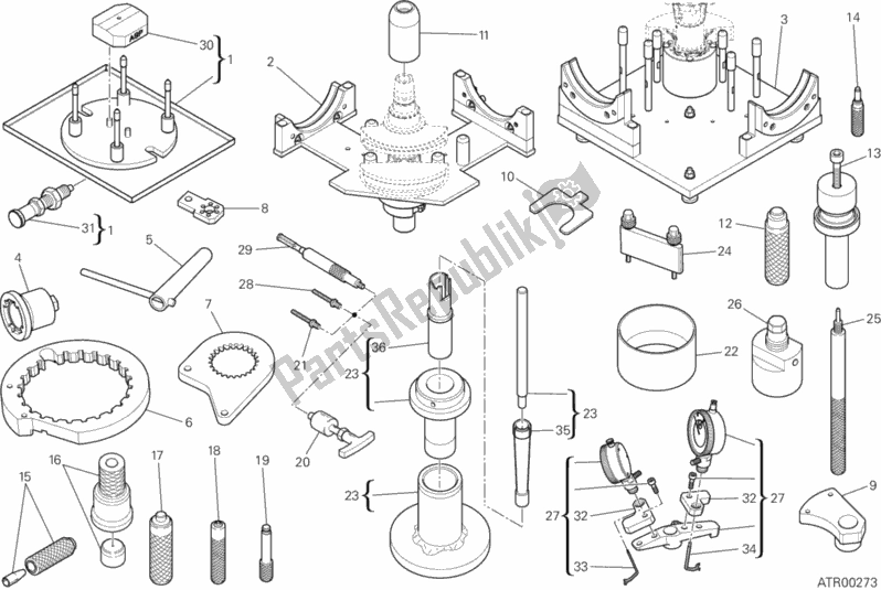 Alle onderdelen voor de 01a - Werkplaatsgereedschap van de Ducati Superbike 1199 Panigale 2013